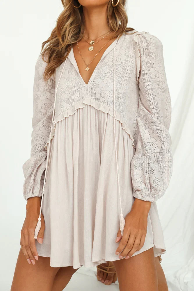 Elegantes Abendkleid Nude