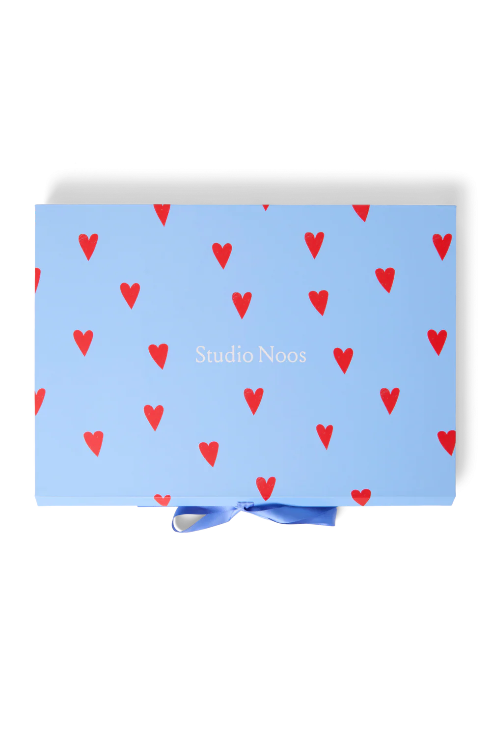 Light Blue Hearts Gift Box S