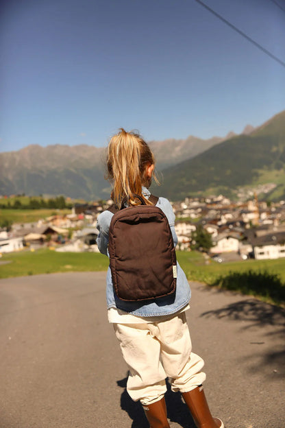 Black Puffy Mini Backpack