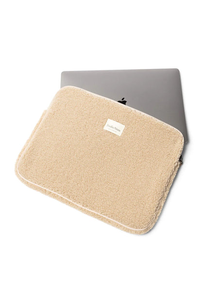 Ecru Teddy Laptop Sleeve 15 Inch
