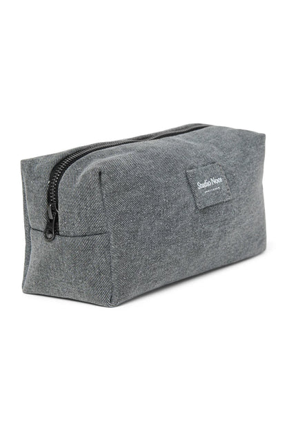 Grey Denim Pouch