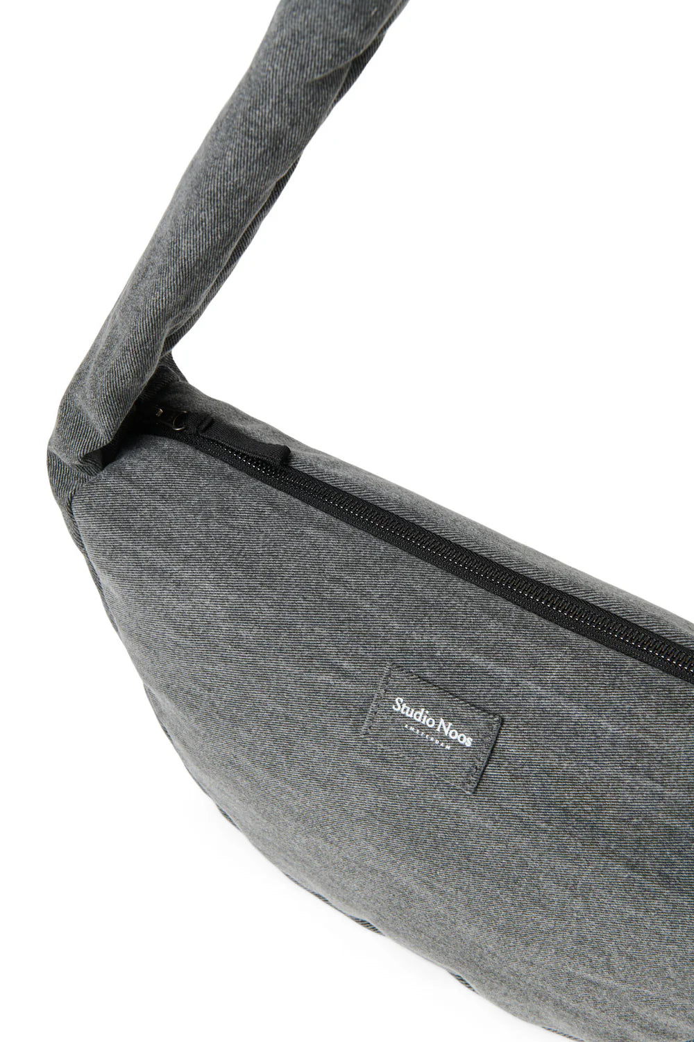 Grey Denim Mini Cross Body Bag