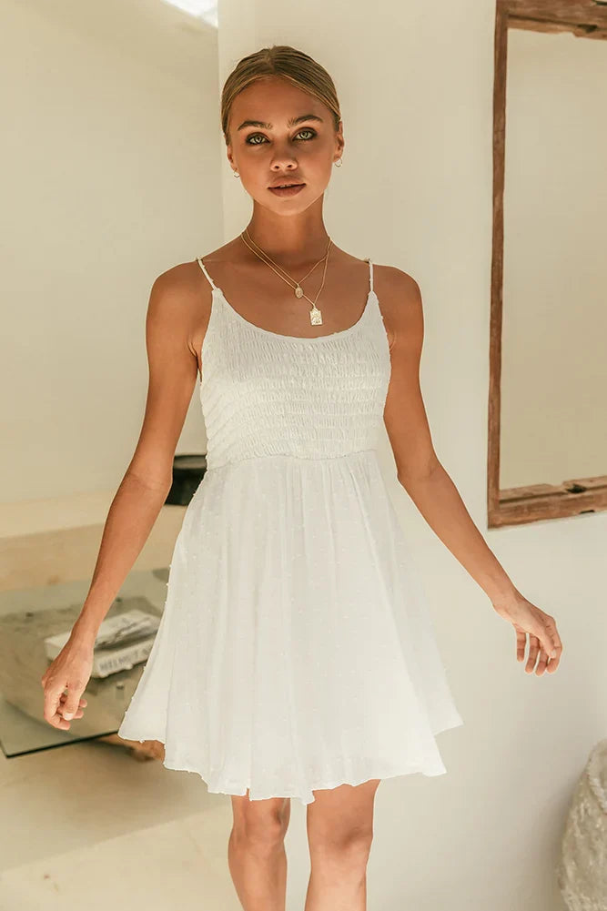 Kerzenlichtkleid Weiß