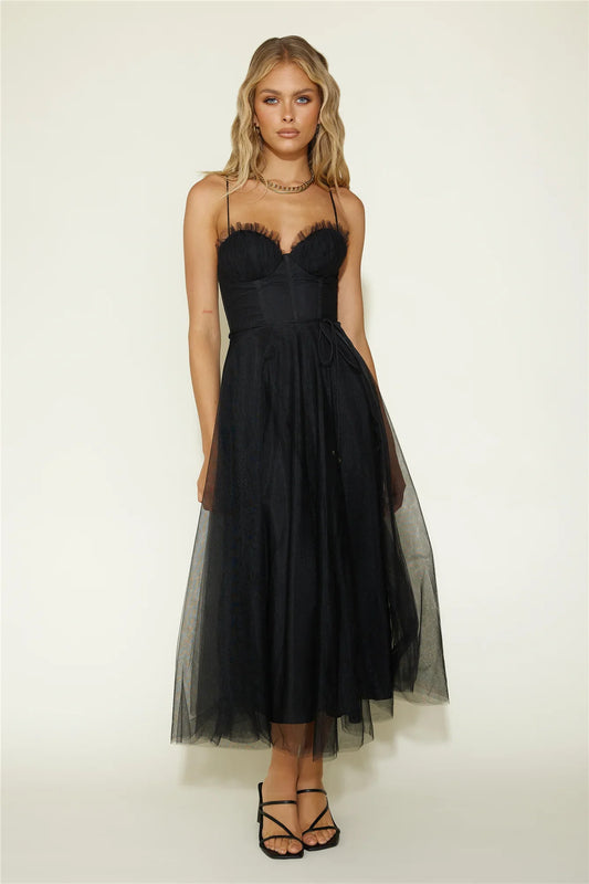 Diana Maxikleid Schwarz