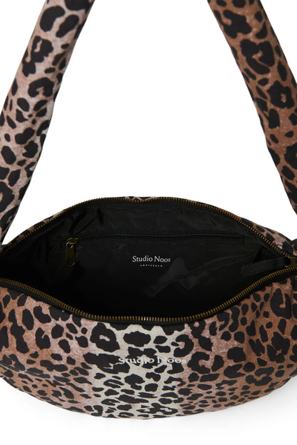 Hazel Leopard Soft Cotton Mini Cross Body Bag
