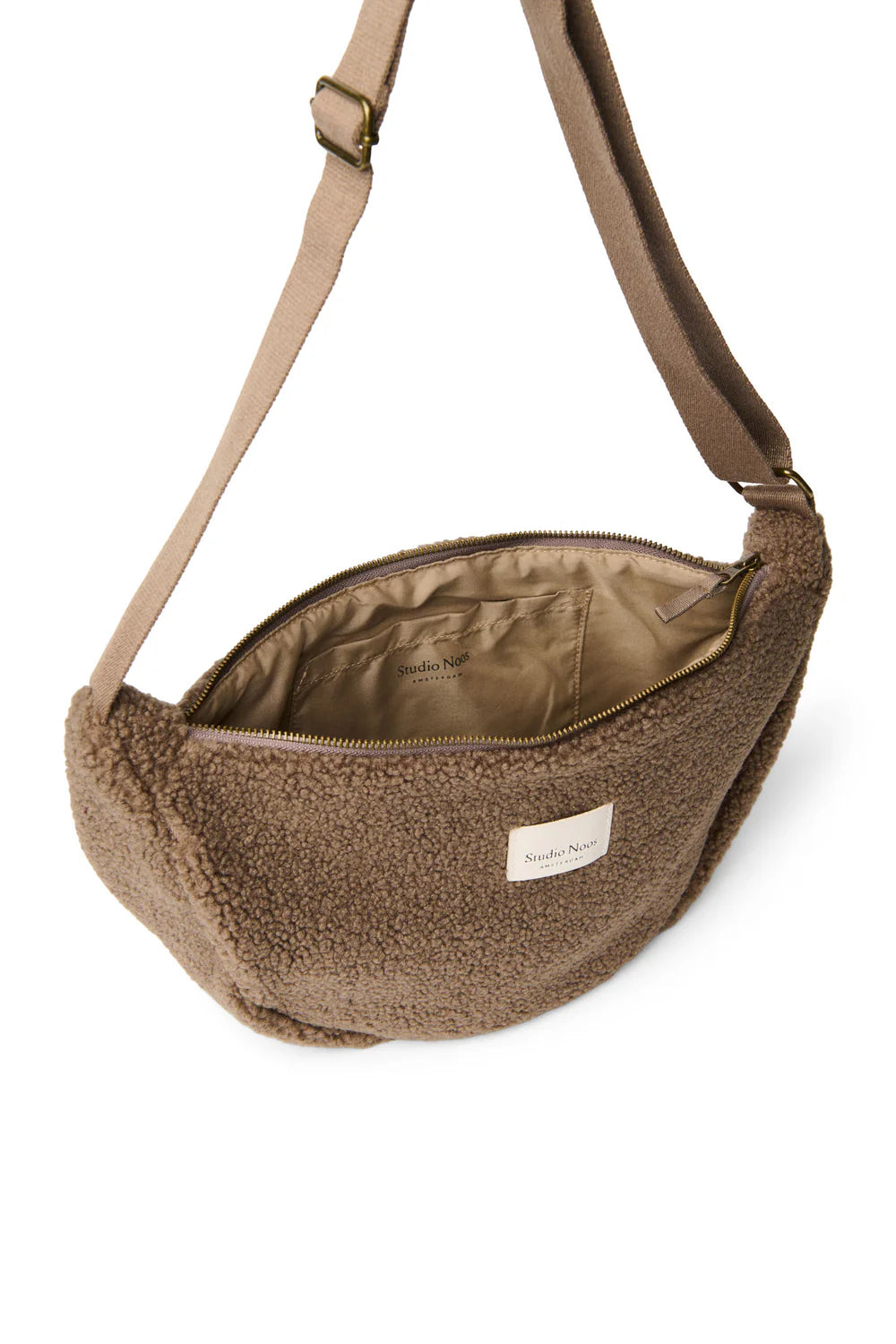 Ecru Hearts Teddy Adult Fanny Pack