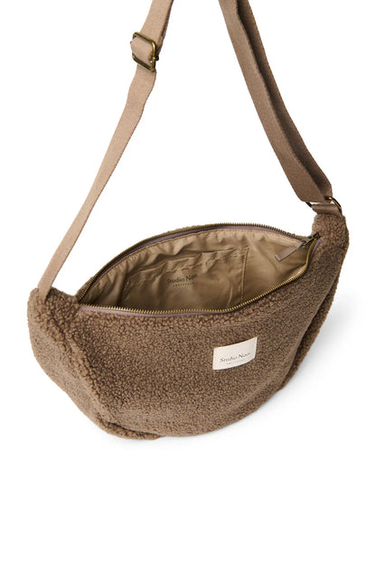 Ecru Hearts Teddy Adult Fanny Pack