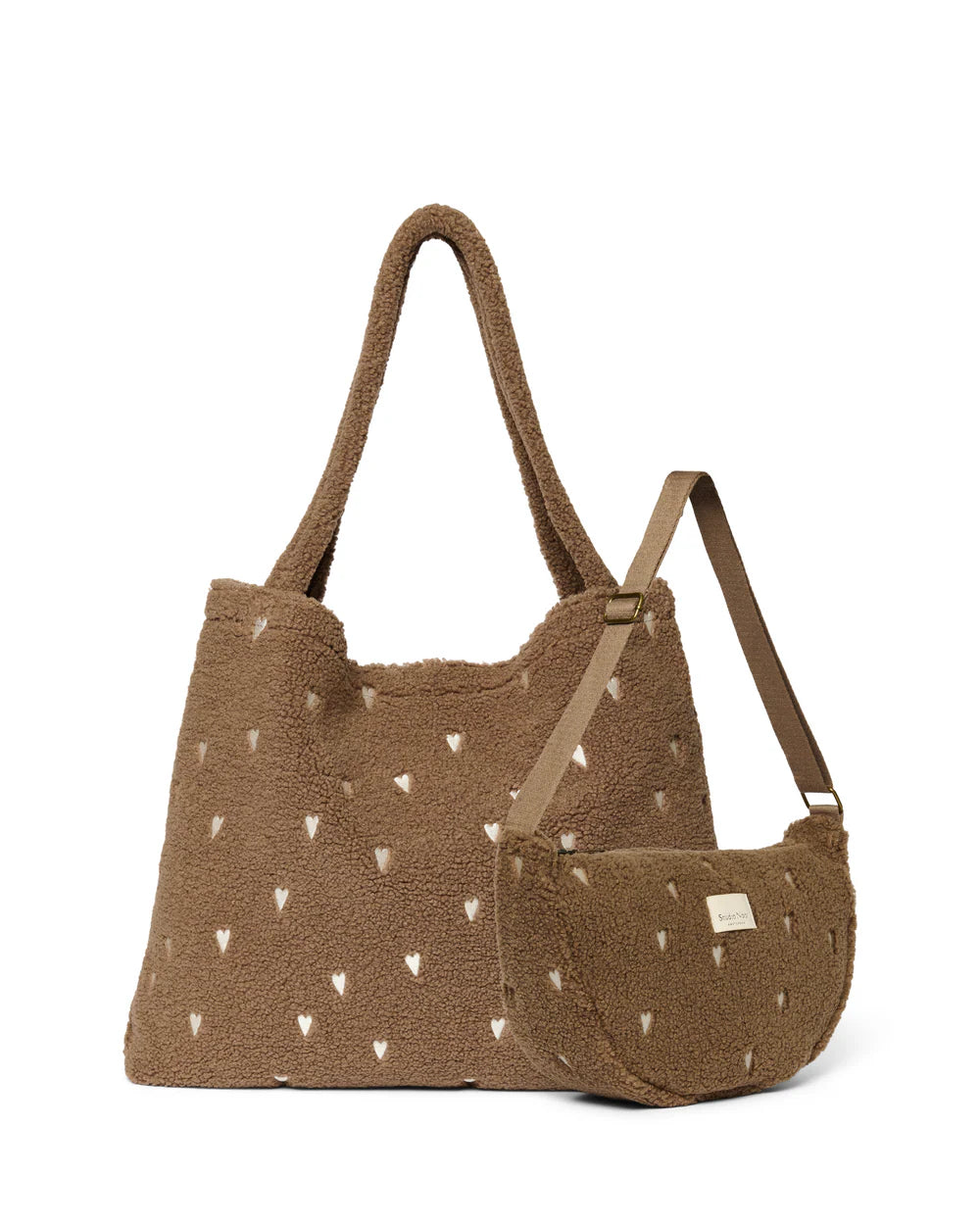 Brown Hearts Essentials Teddy Gift Set