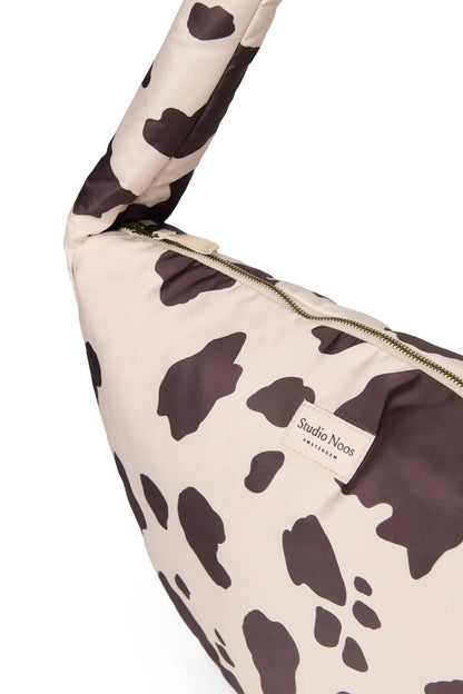 Holy Cow Puffy Cross Body Bag - Brownish