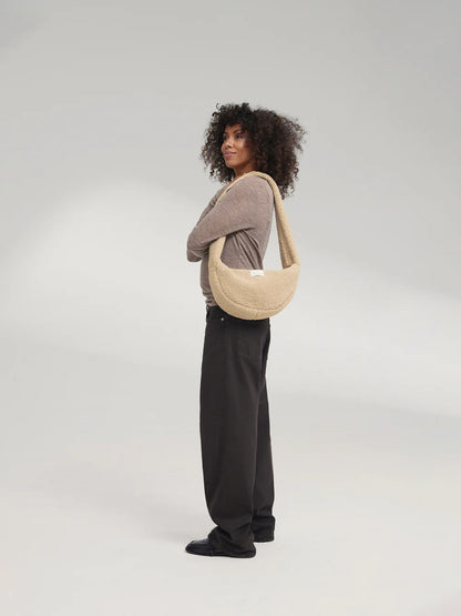 Brown Hearts Teddy Mini Cross Body Bag