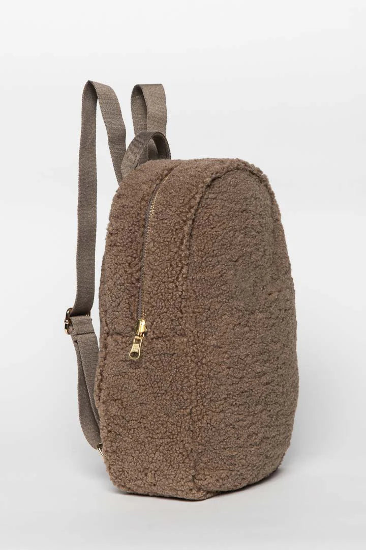 Brown Teddy Mini Backpack