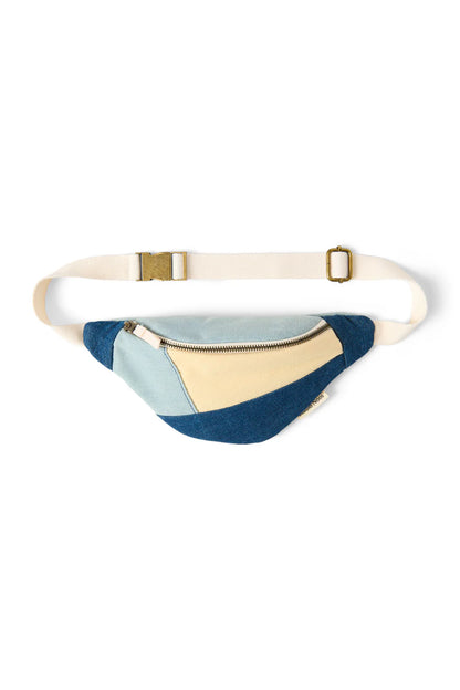 Denim Patchwork Mini Fanny Pack