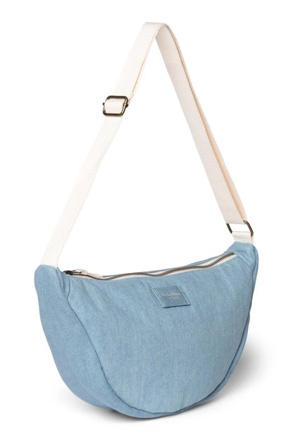 Blue Hearts Denim Adult Fanny Pack