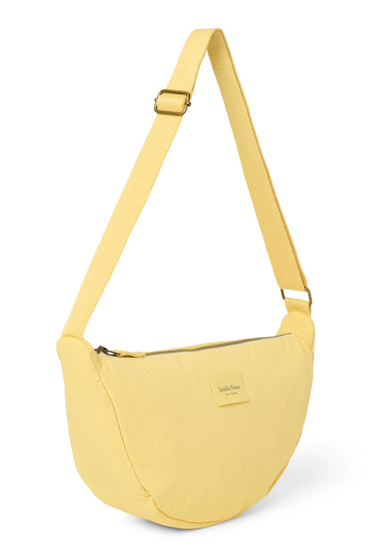 Butter Yellow Textured Puffy Adult Fanny Pack
