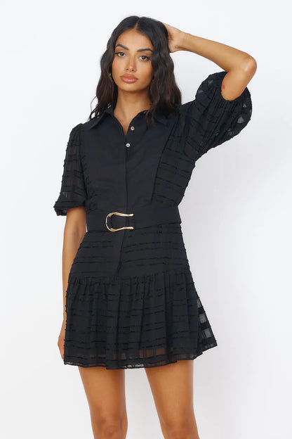 Süße Serenade Kleid Schwarz