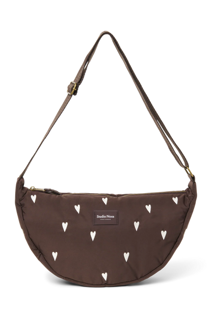 Brown Puffy Adult Fanny Pack