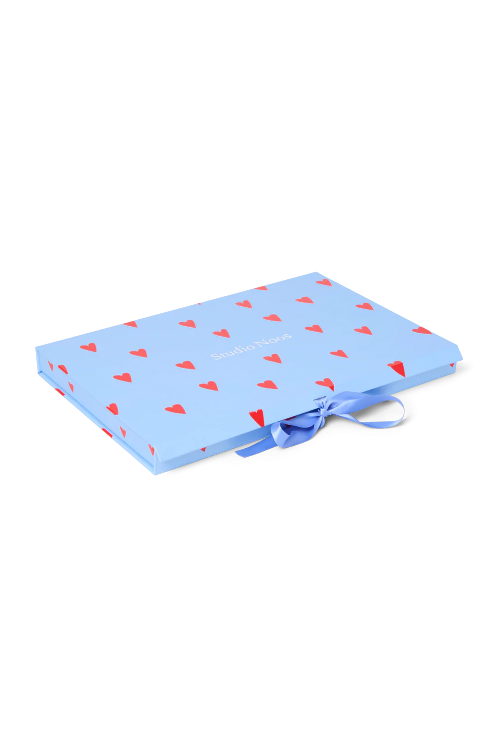Light Blue Hearts Gift Box S