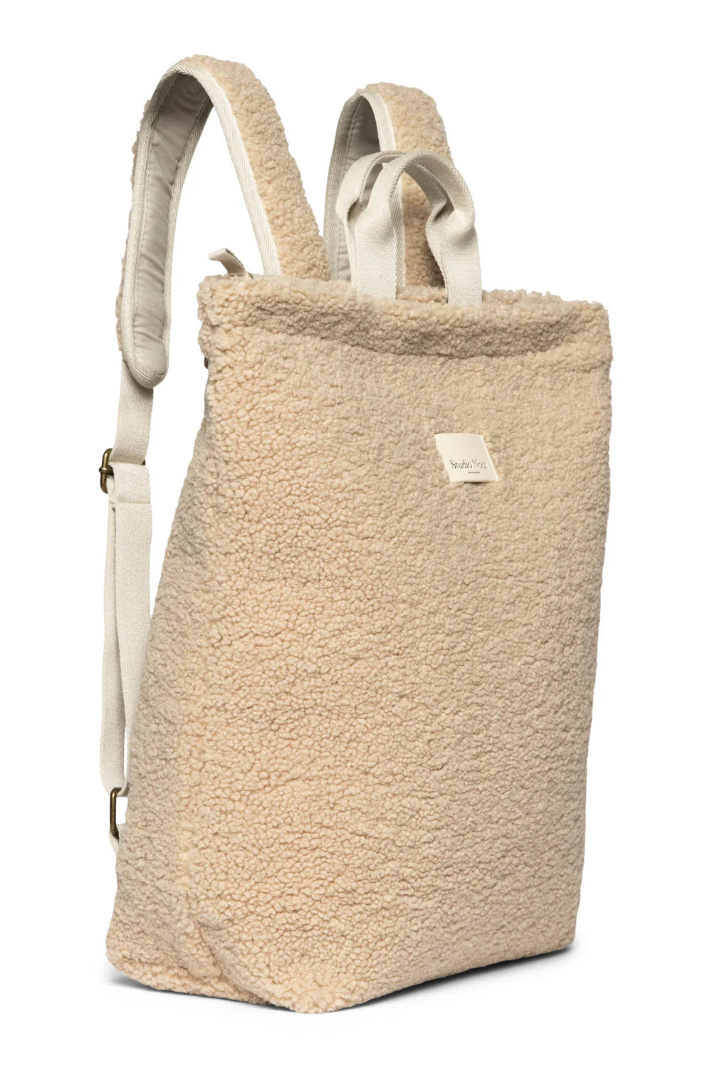 Ecru Teddy Adult Backpack