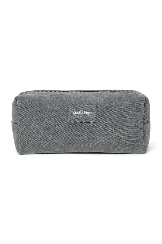 Graue Jeans-Beuteltasche