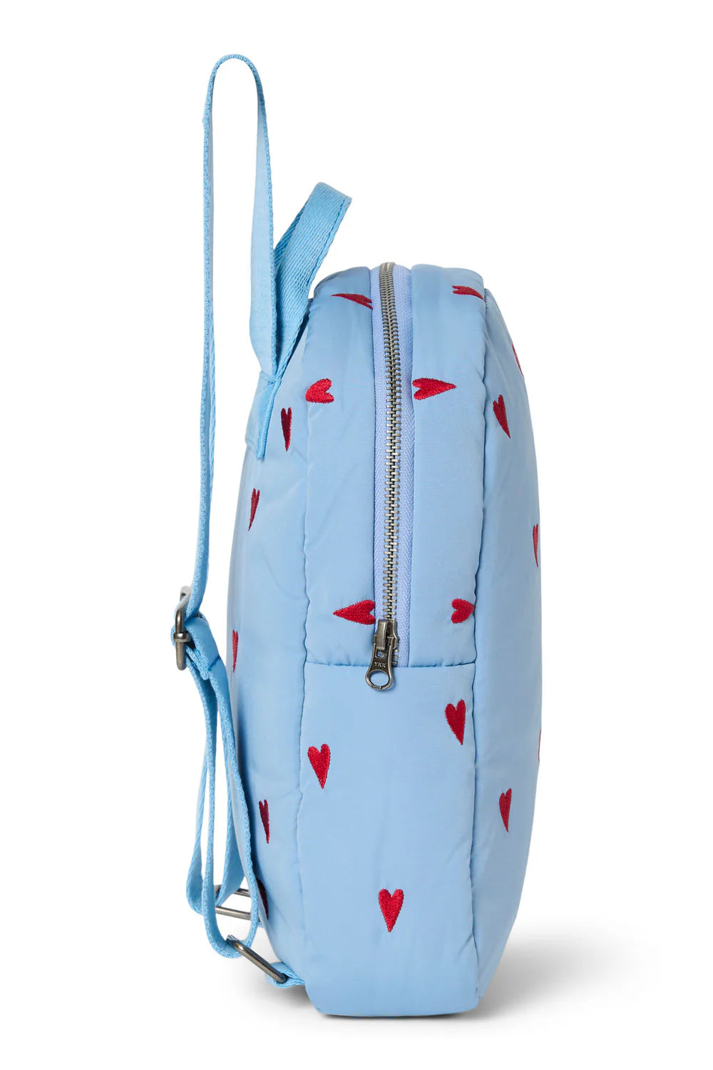 Purple Hearts Puffy Mini Backpack