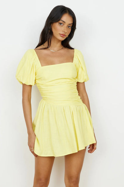 Time Again Kleid Gelb