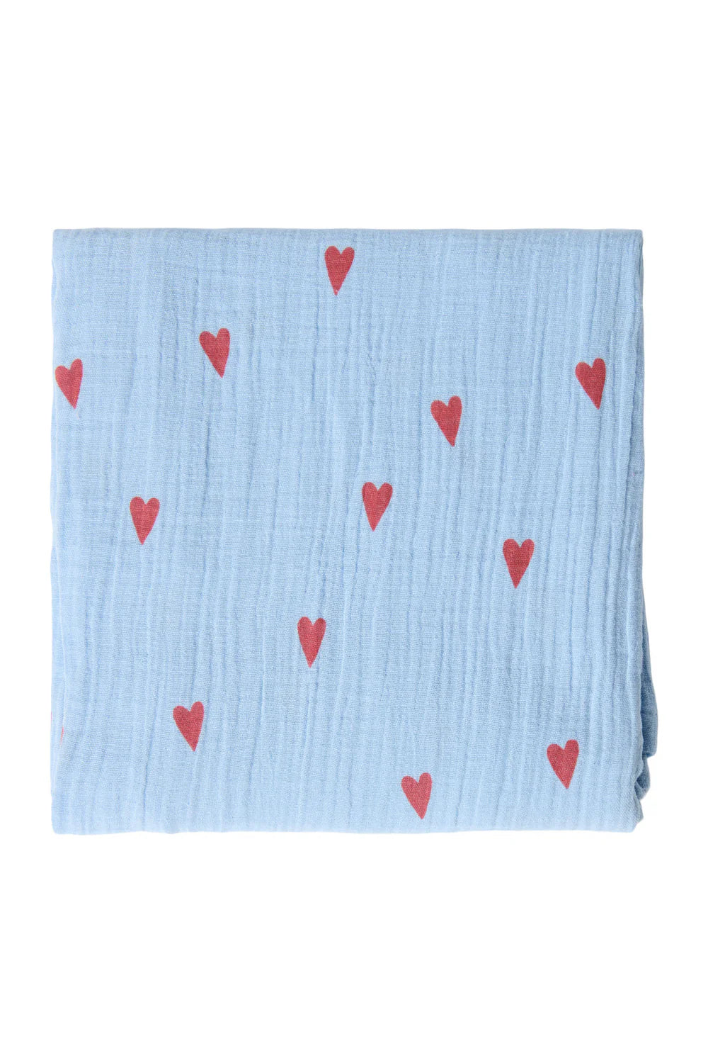 Purple Hearts Swaddle Print Large