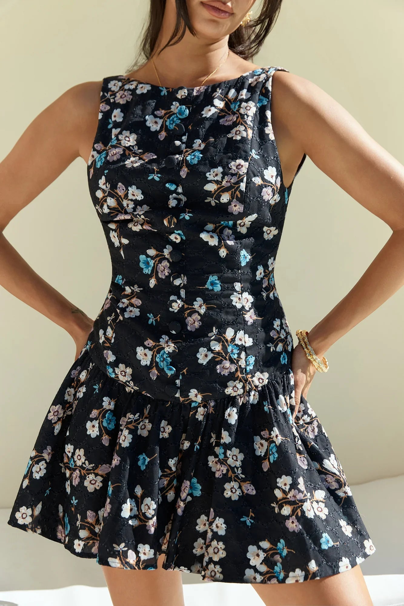 Love And Luxury Mini Dress Black
