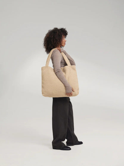 Brown Hearts Teddy Mom Bag
