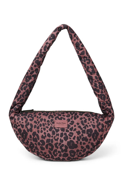 Leopard Puffy Mini Cross Body Bag