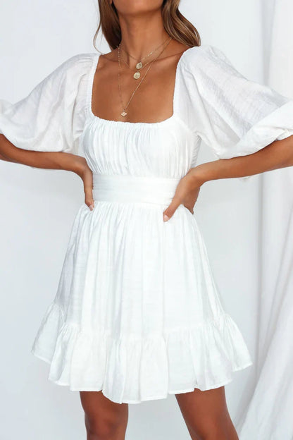 Kleid Mondstein Weiß