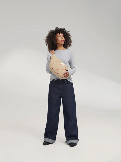 Ecru Hearts Teddy Mini Cross Body Bag