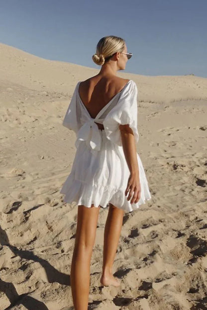Kleid Mondstein Weiß