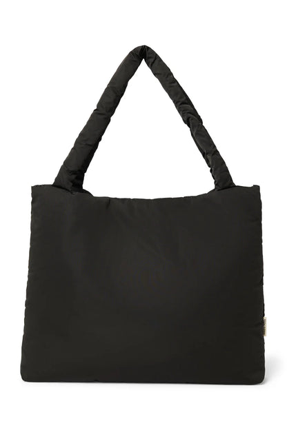 Purple Hearts Puffy Mom Bag