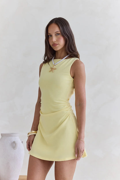 Andromeda Minikleid Gelb