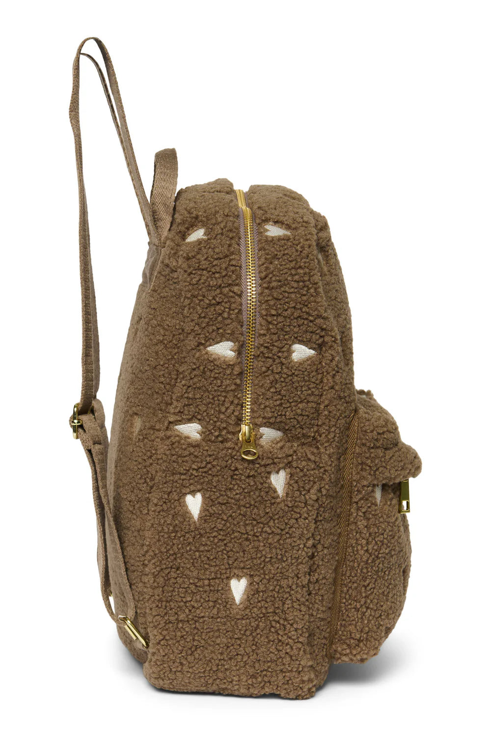 Ecru Hearts Teddy Midi Backpack