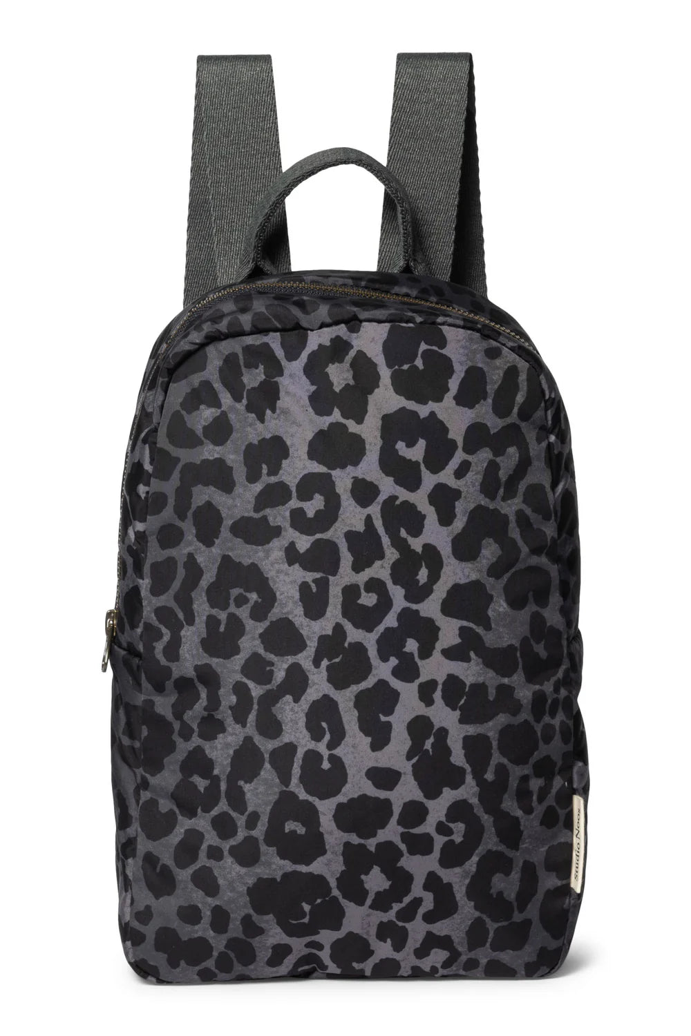 Red Leopard Puffy Mini Backpack