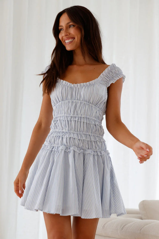 Minivestido Ocean Breath Azul