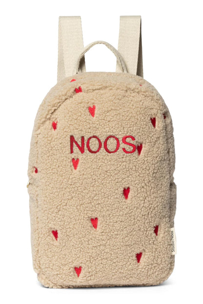 Ecru Hearts Teddy Mini Backpack