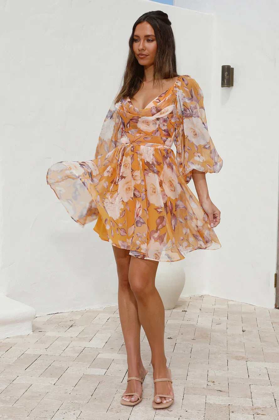 Splendid Skies Dress Yellow