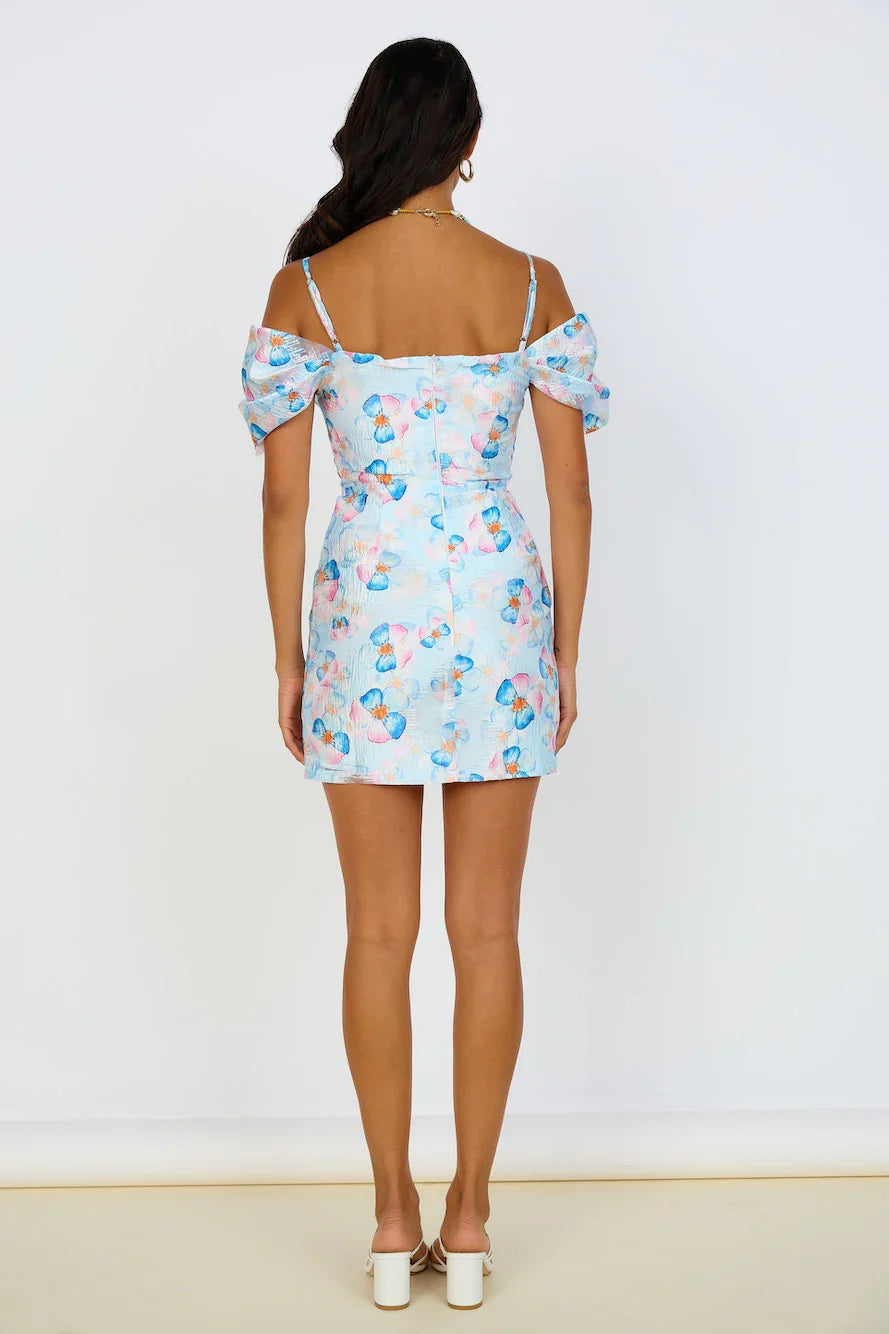 Take Me To Paris Dress Blue