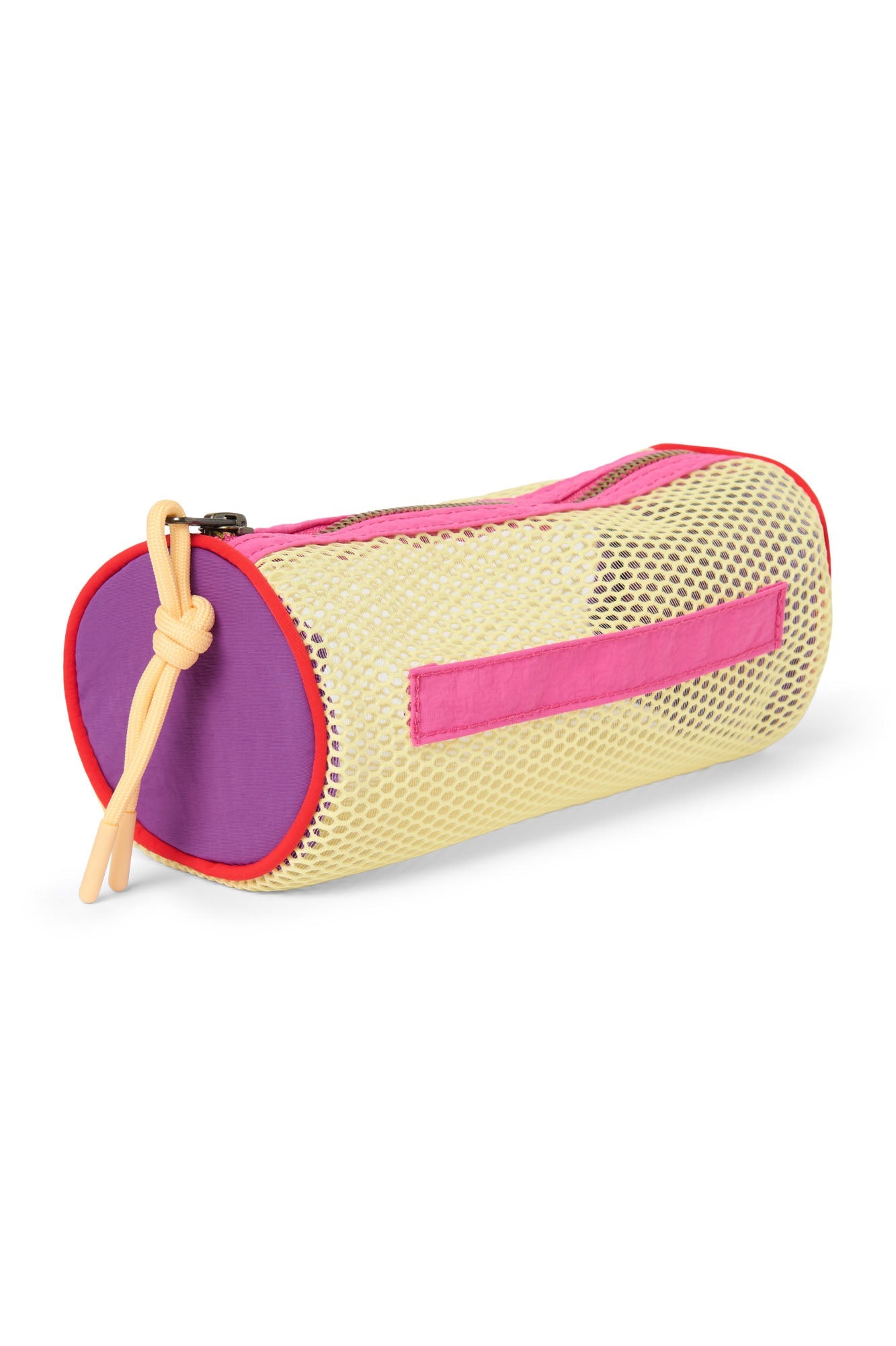 Patchwork Pencil Case | Bright Pink
