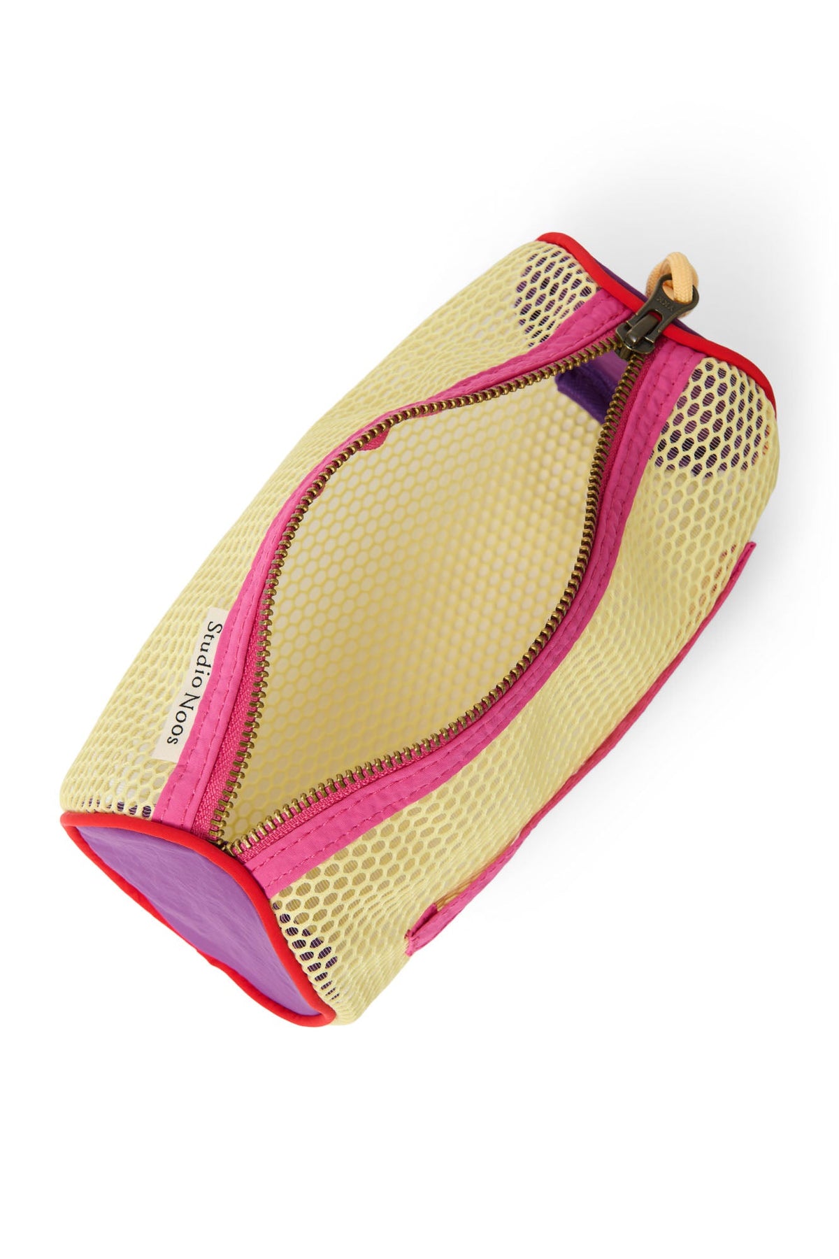 Patchwork Pencil Case | Bright Pink