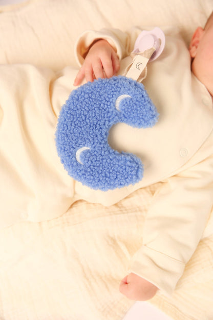 Pacifier plush toy | Light Blue Moon
