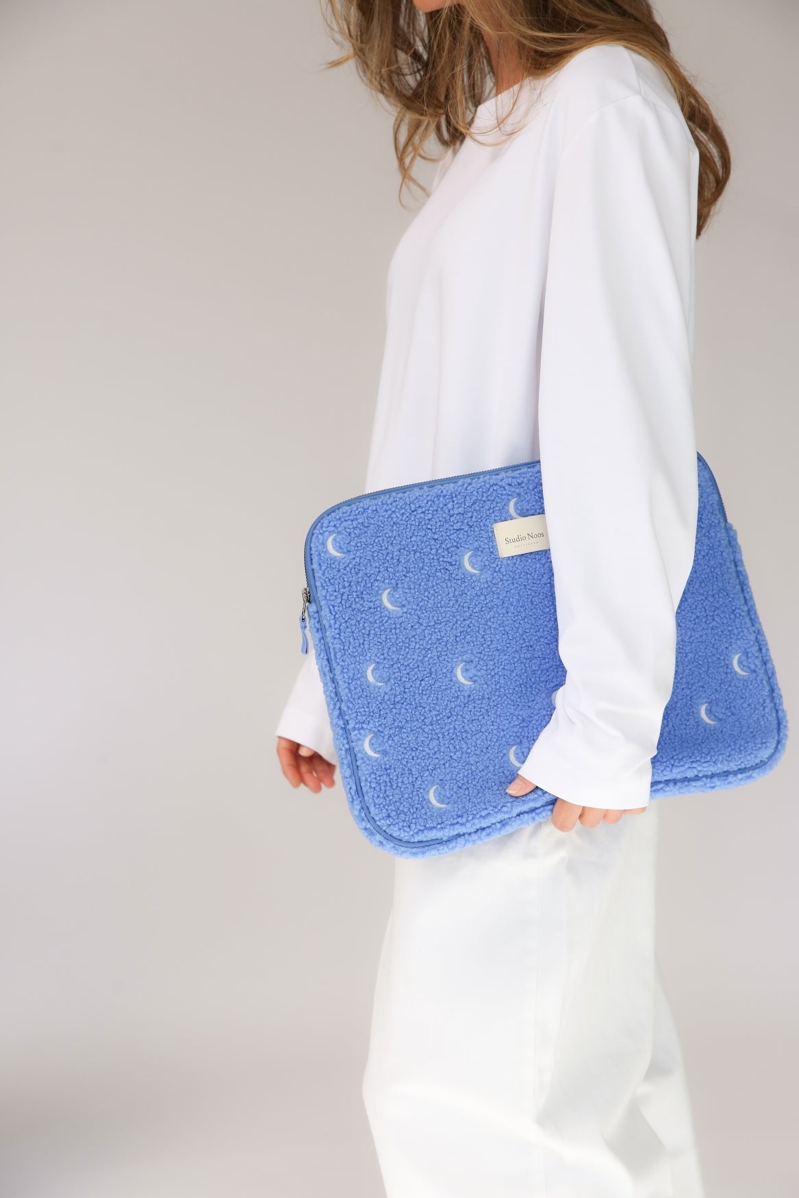 Teddy Laptop Sleeve 13 Inch | Light Blue Moon