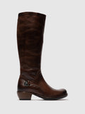 Zip Up Boots MISTRY DK. BROWN