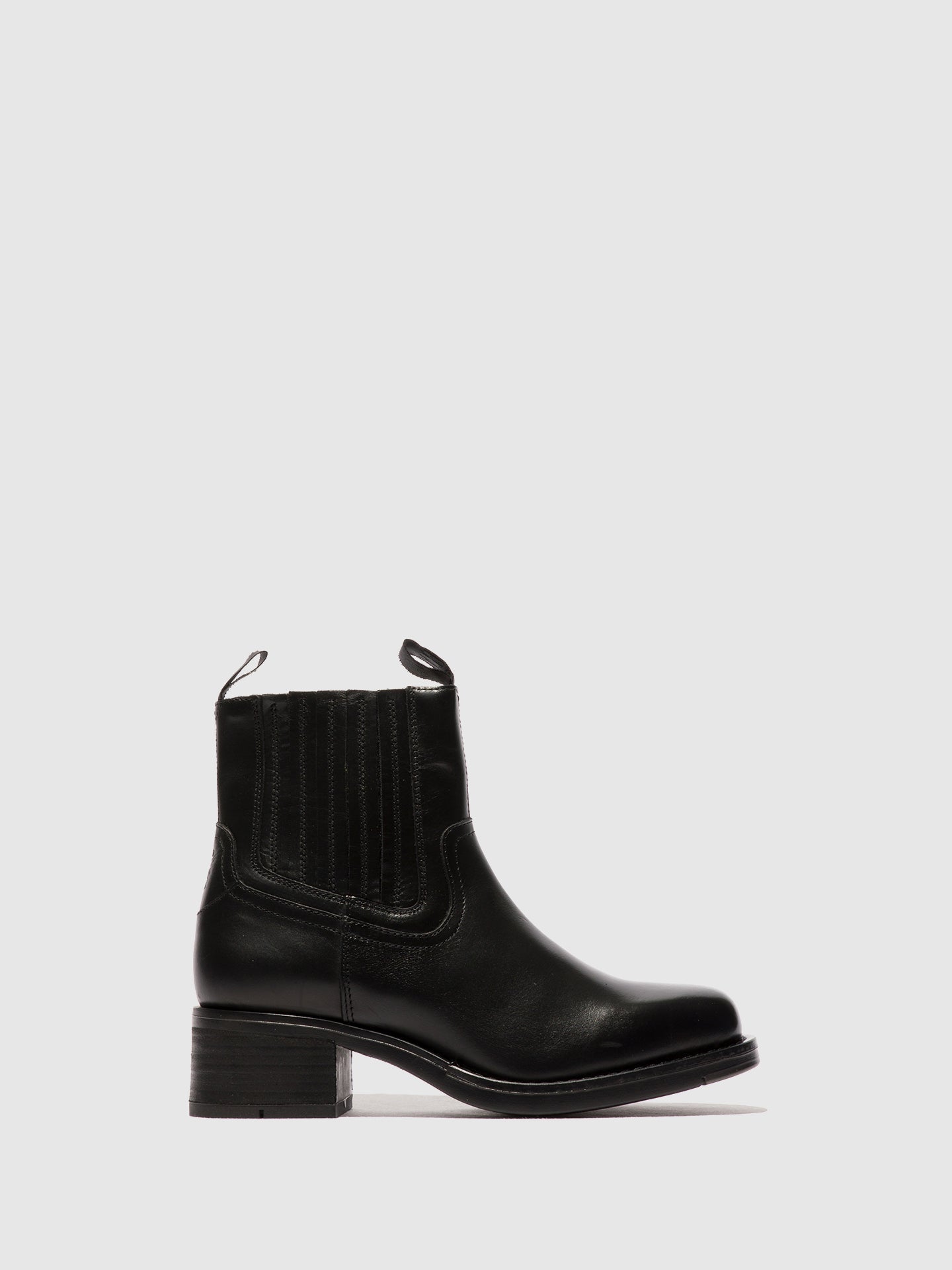 Zip Up Ankle Boots RALI513FLY BLACK