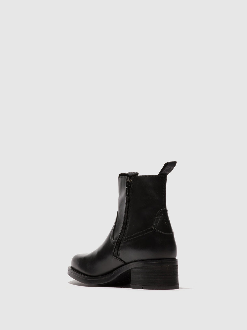Zip Up Ankle Boots RALI513FLY BLACK