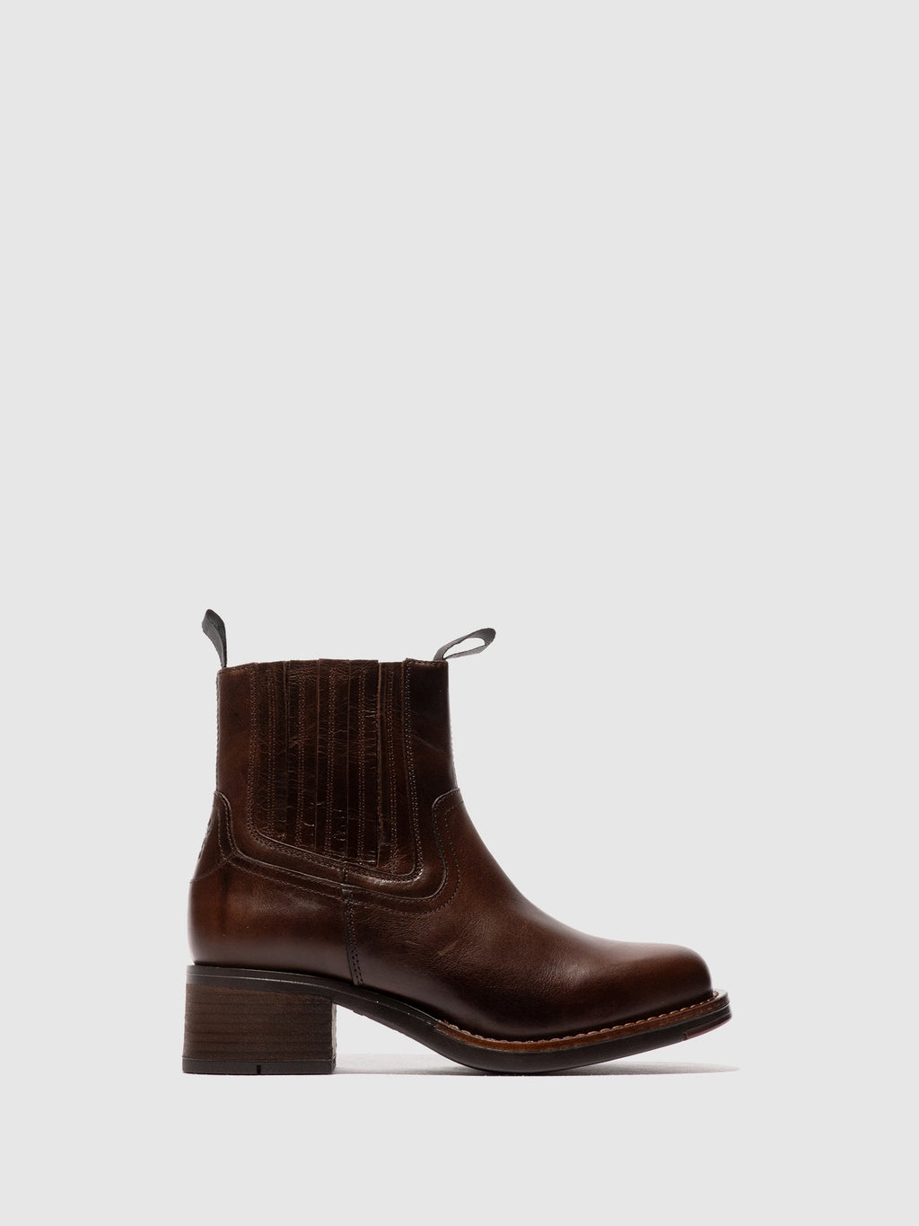 Zip Up Ankle Boots RALI513FLY DK.BROWN