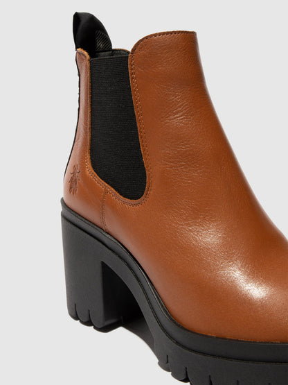 Chelsea-Stiefeletten TOPE520FLY TAN