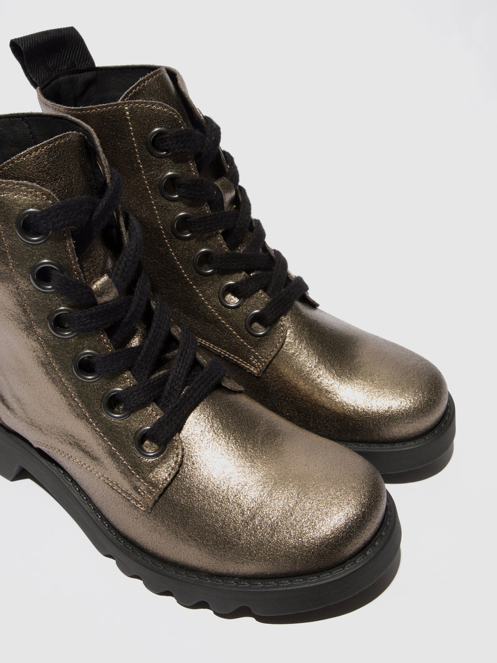 Lace-up Ankle Boots RAGI539FLY DARK GOLD